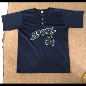 Beloit Snappers game worn early 2000s BP jersey XL